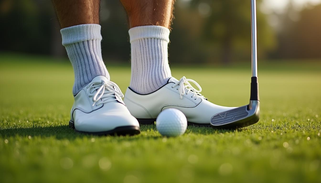 meias de golfe masculinas