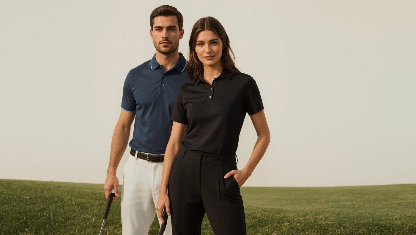Camisas Polo de Golfe masculina e feminina