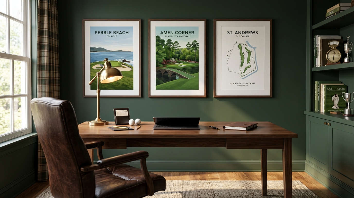 Abstract Golf Art Prints