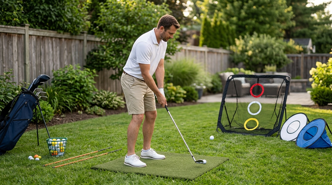 Backyard Golf Chipping Station Under $100
