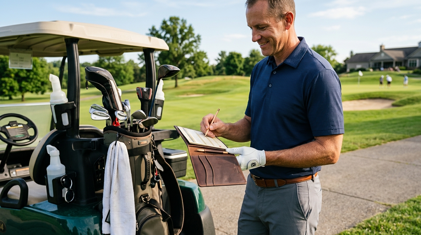 Best Leather Golf Scorecard Holders with Pencil