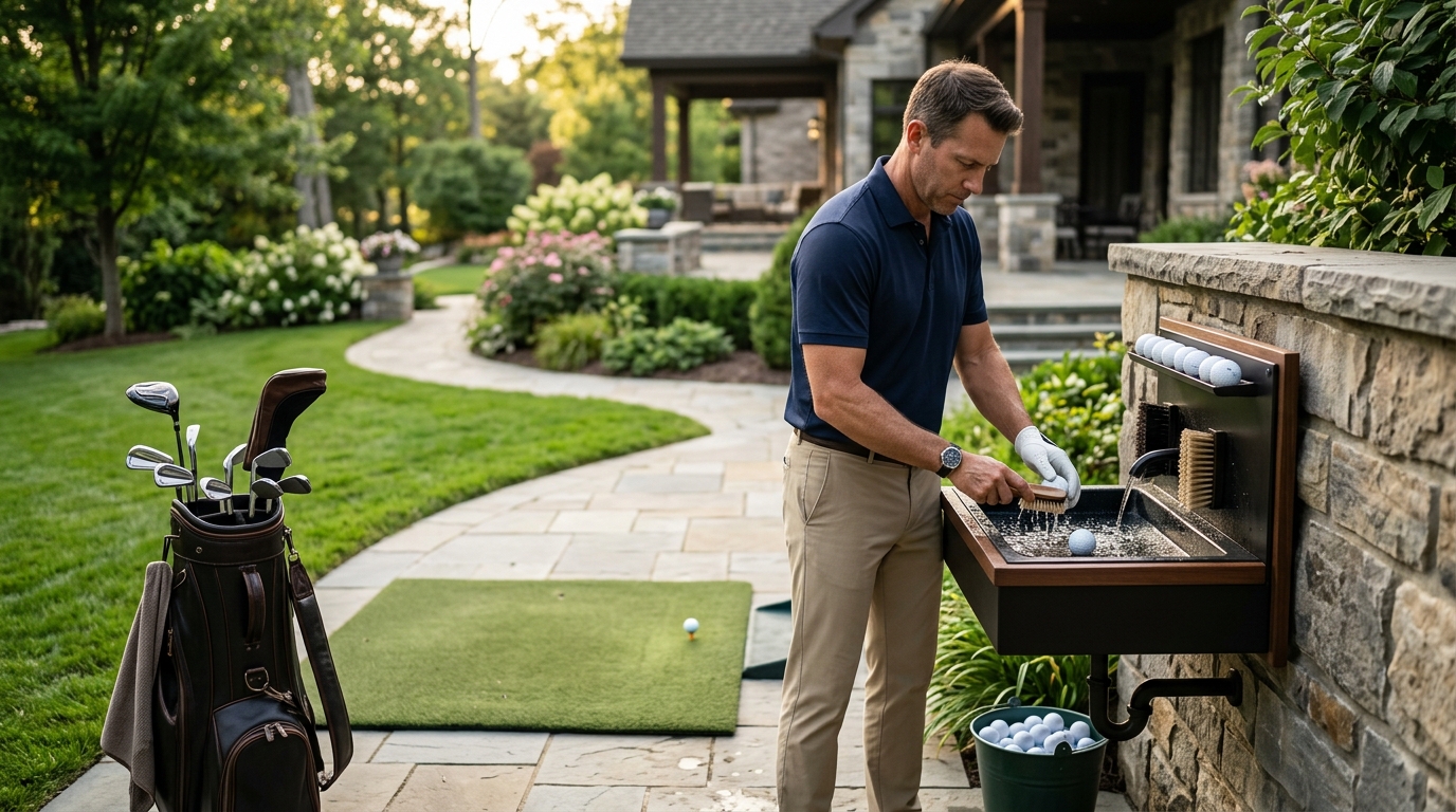 Bring the Clubhouse Home Top-Rated Golf Ball Washers for Your Backyard or Garage