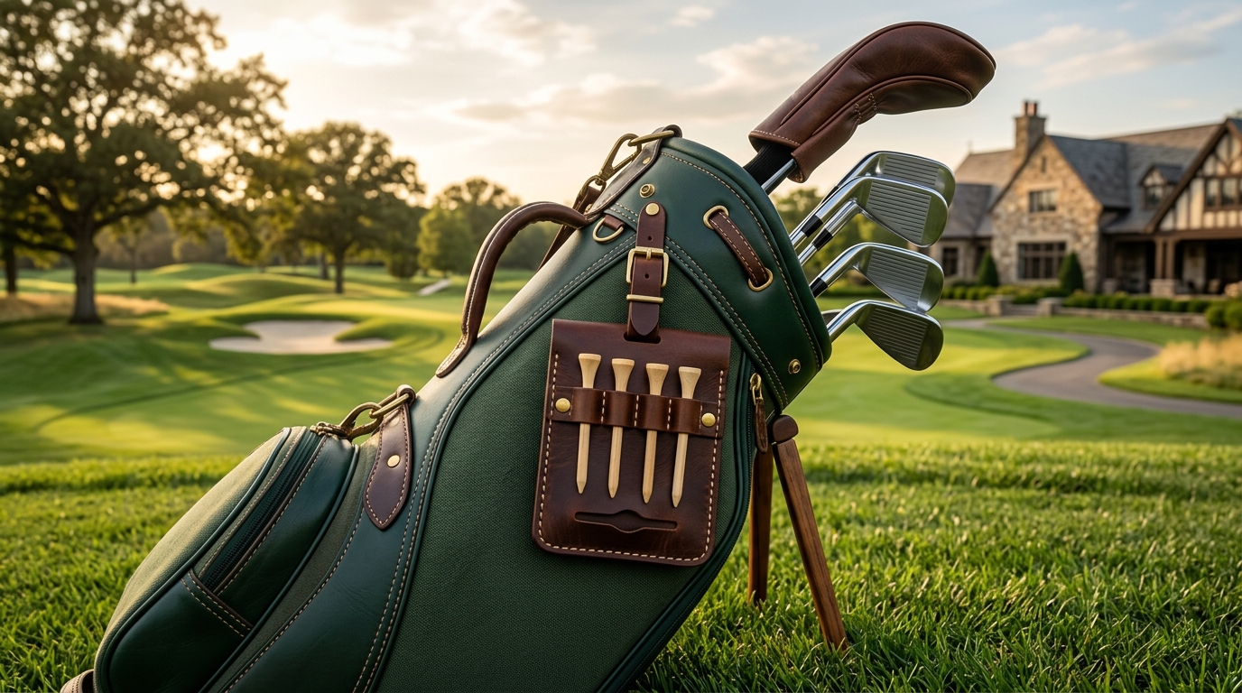 Classy and Durable The Best Leather Golf Tee Holders