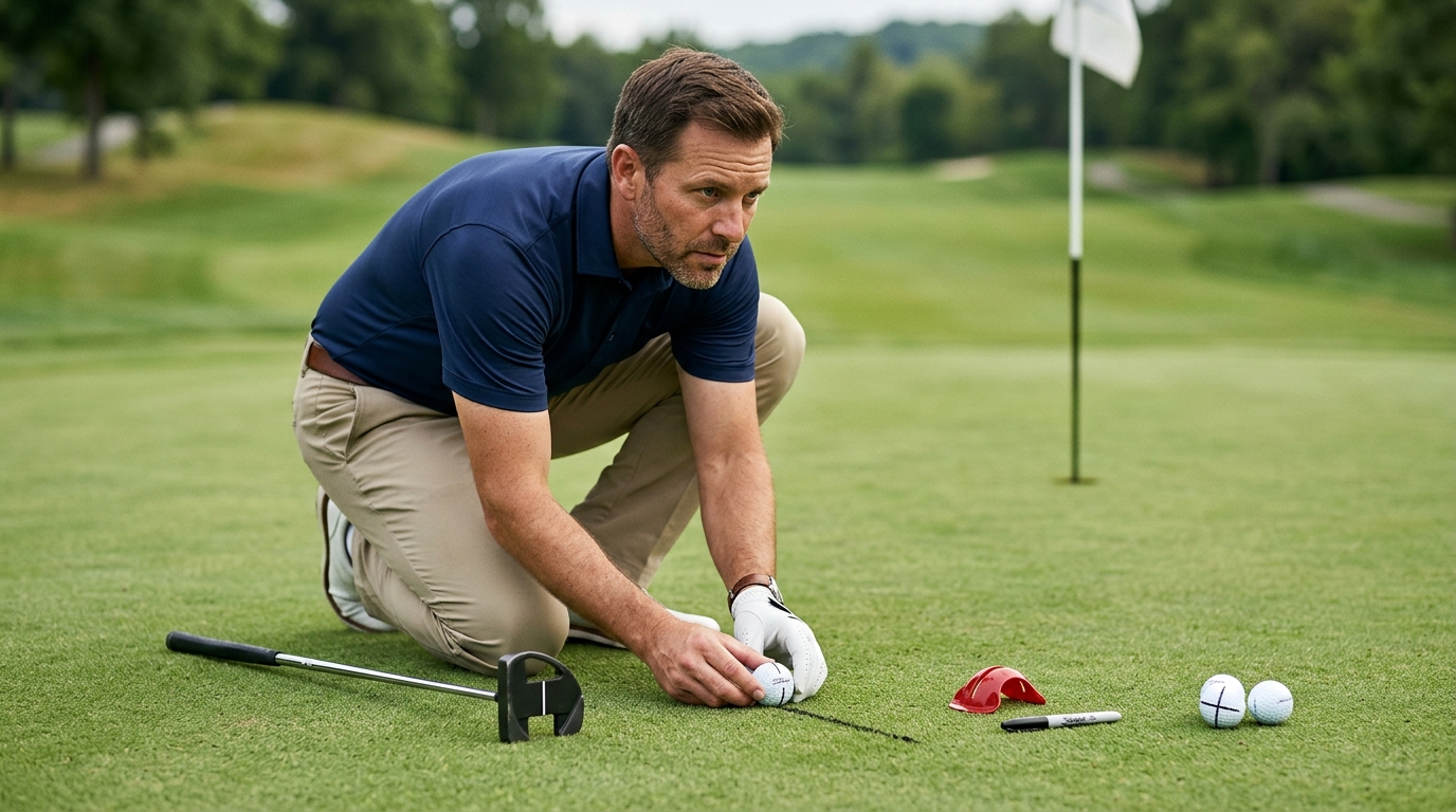 Does a Line on Your Golf Ball Actually Help