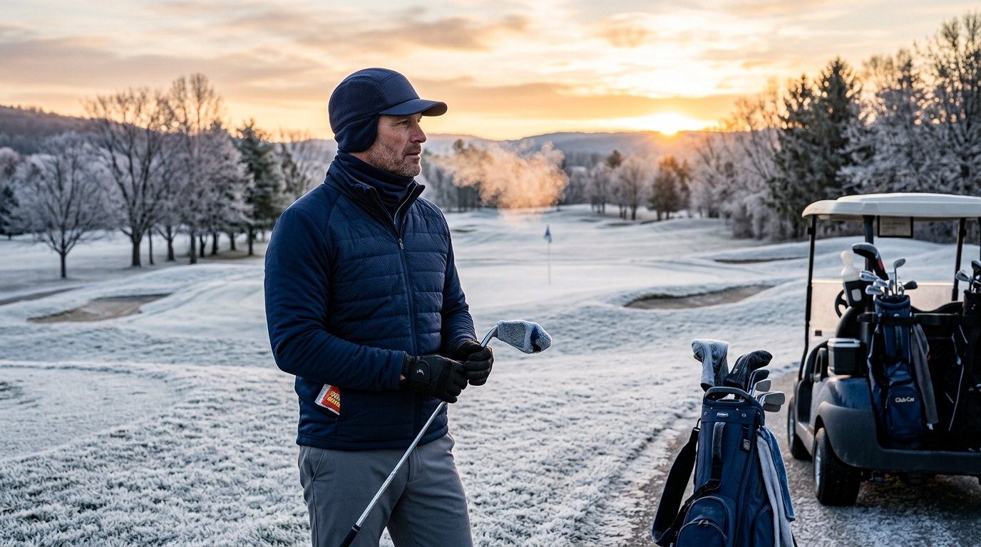 Fleece Lined Golf Hat