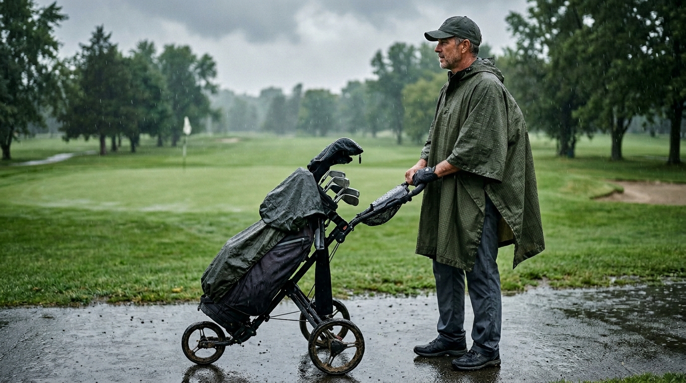 Golf Rain Poncho Ripstop Amazon