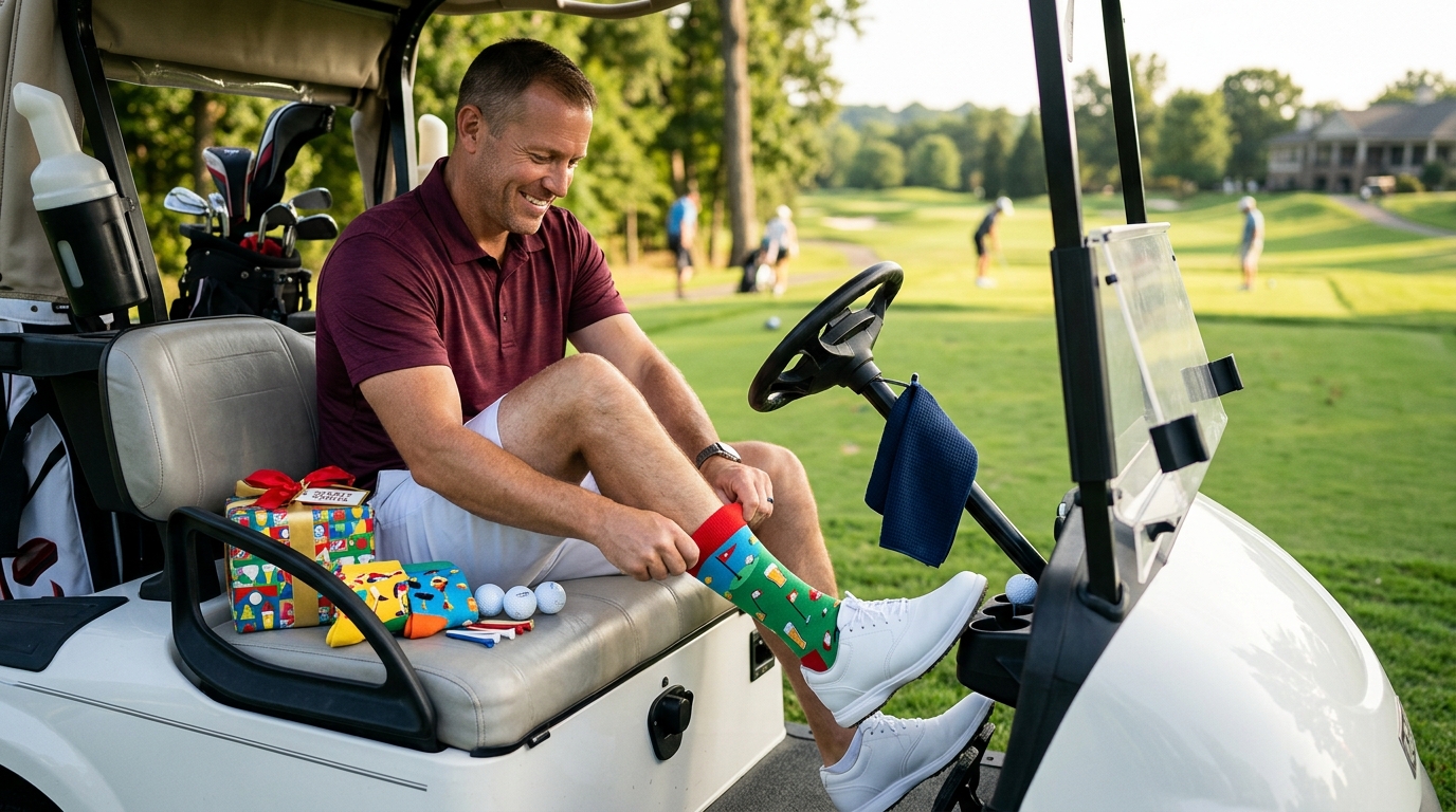 Golf Themed Socks for Men