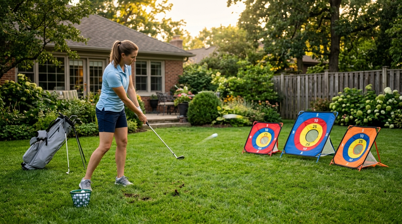 Professional Chipping Target Golf Drills You Can Do at Home