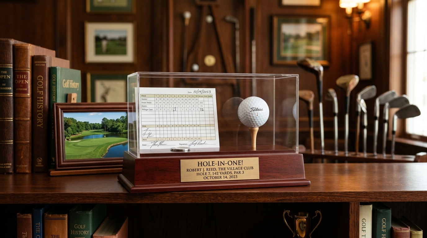 Hole in One Golf Ball Display