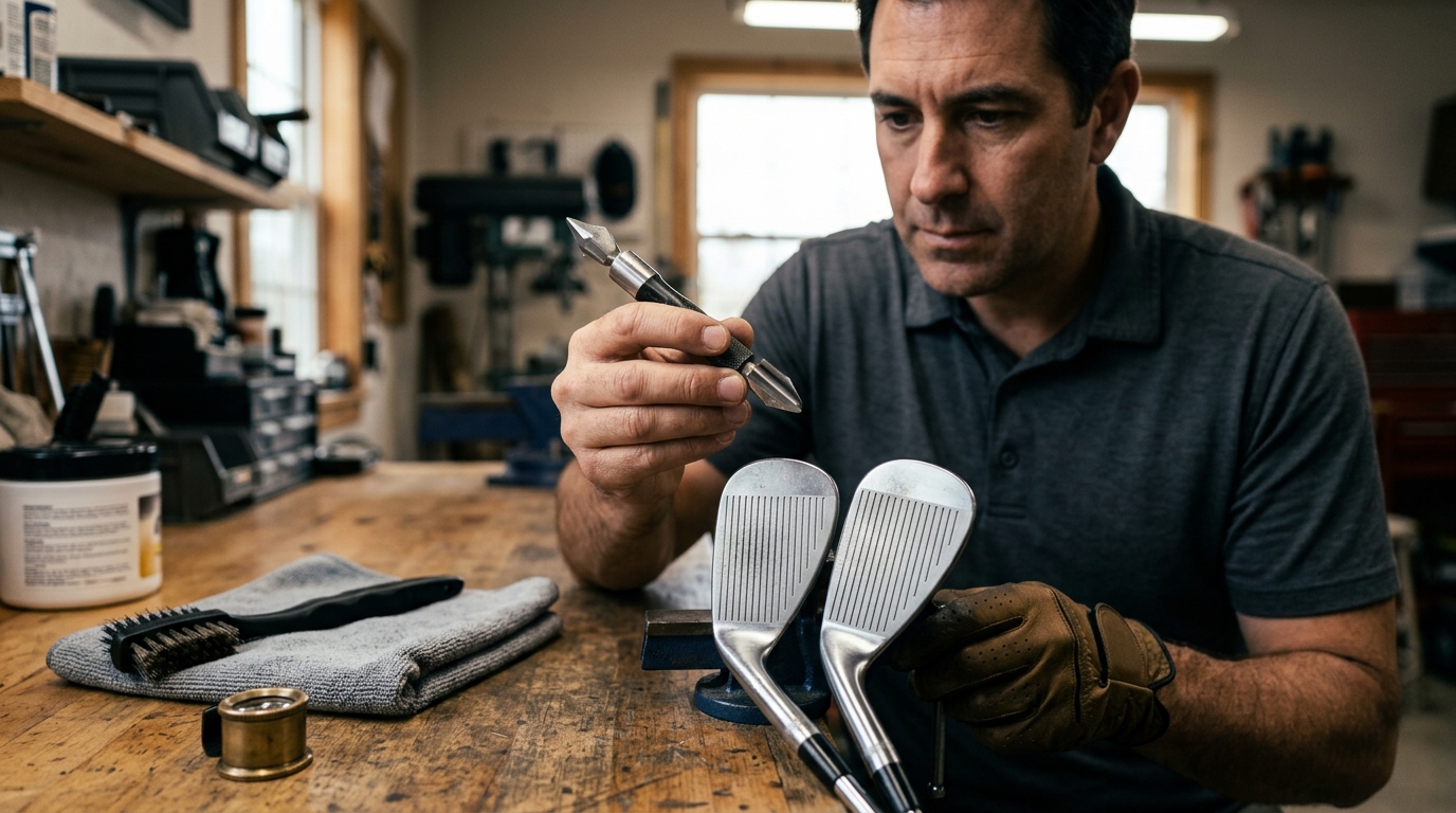 How to Sharpen Golf Grooves Legally