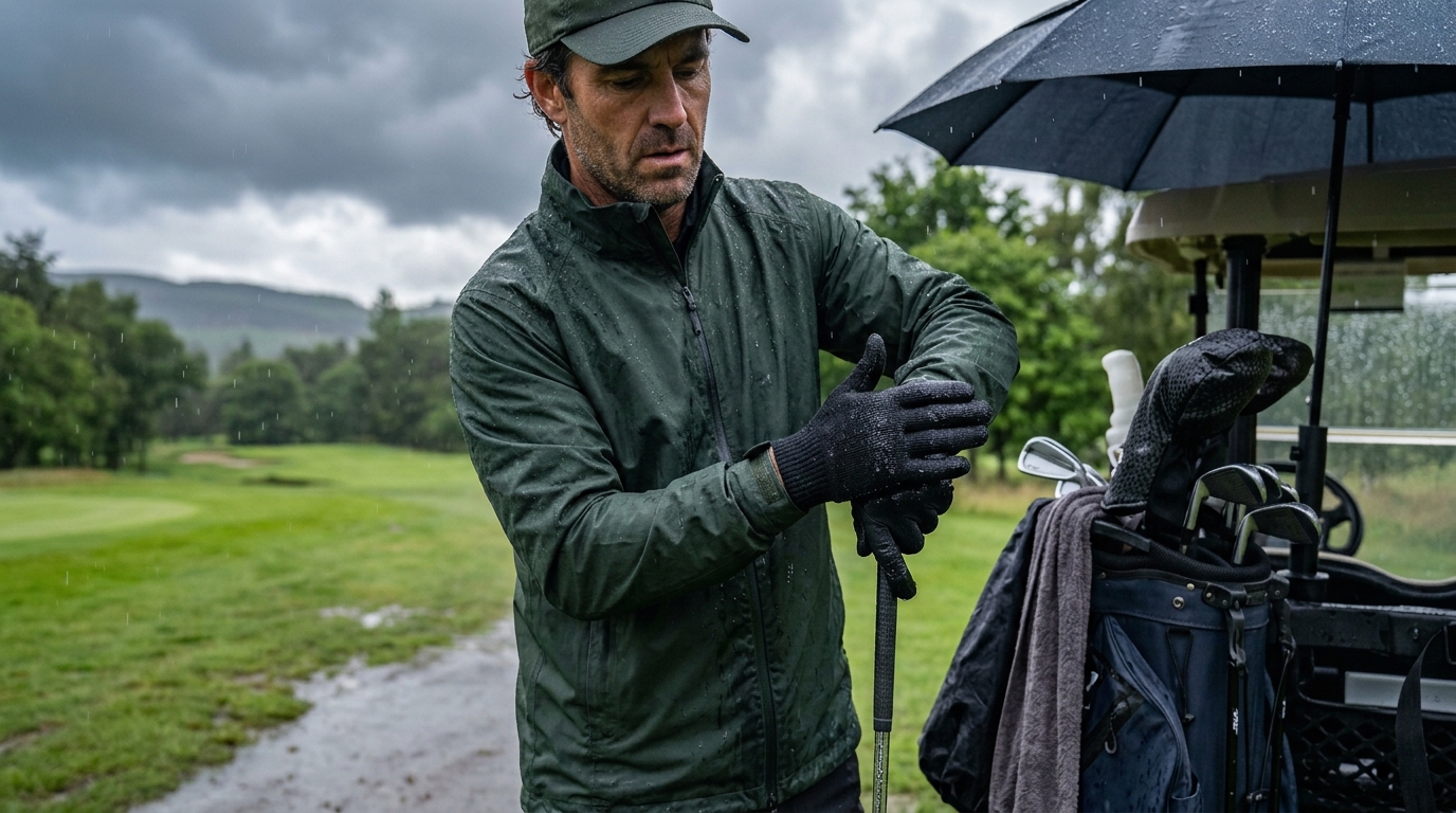 How to Use Golf Rain Gloves Wet Them for Better Grip