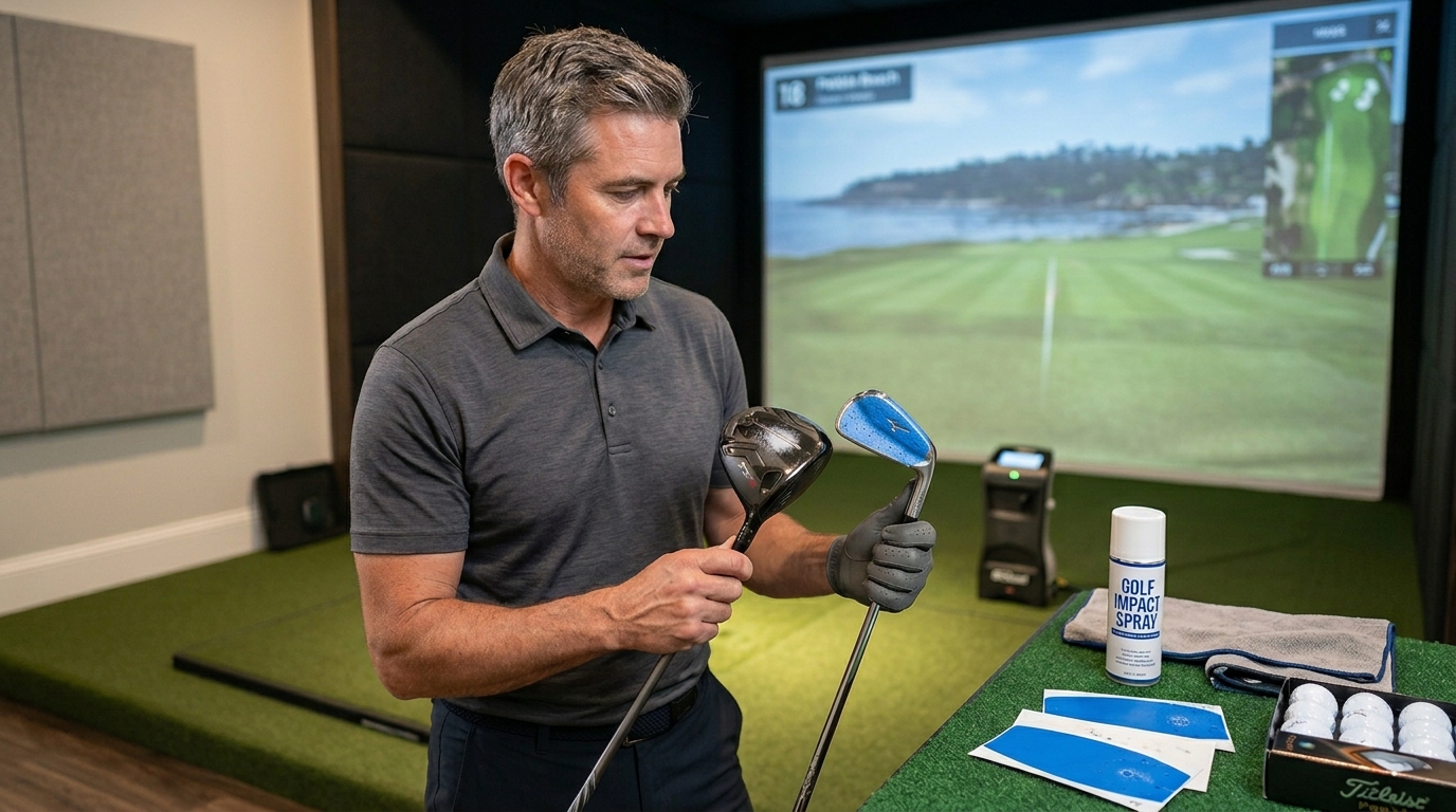 Impact Tape vs Strike Spray Best for Golf Simulators