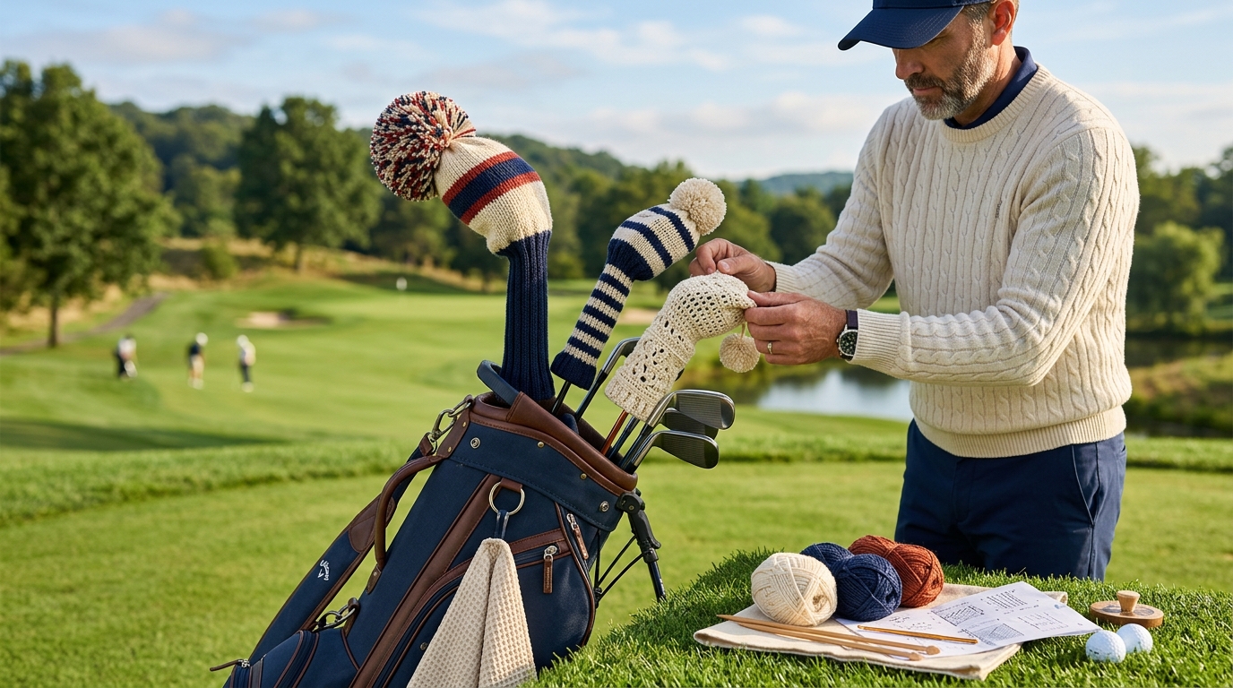 Knit Golf Club Headcovers