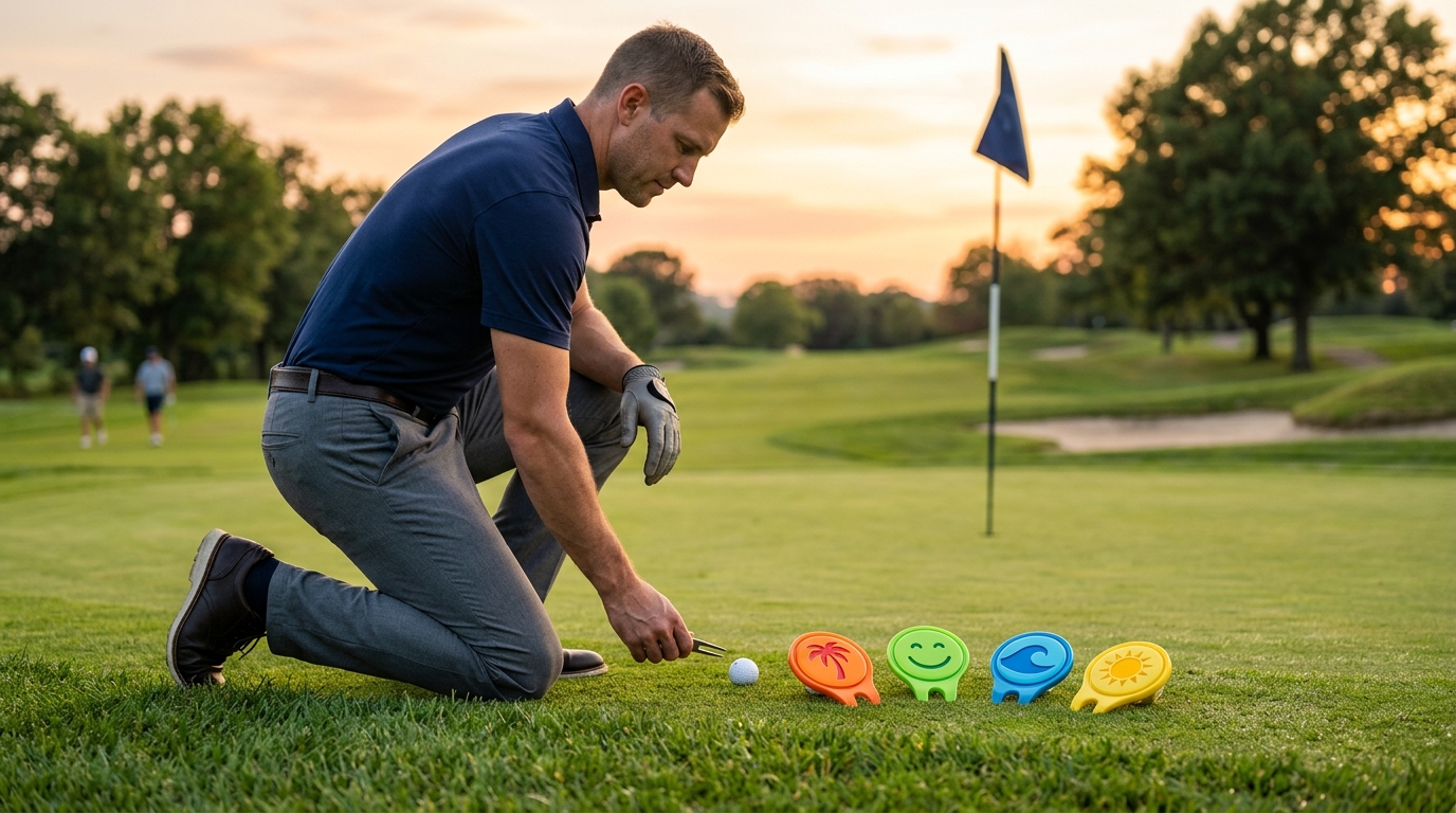 Neon Plastic Golf Ball Markers Why Bright and Cheap Is Best
