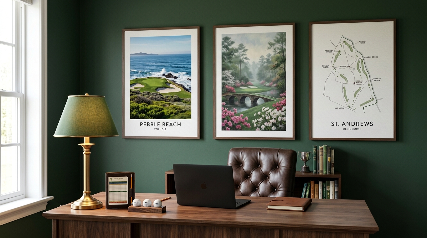 Pebble Beach Golf Art Prints and Augusta Wall Art