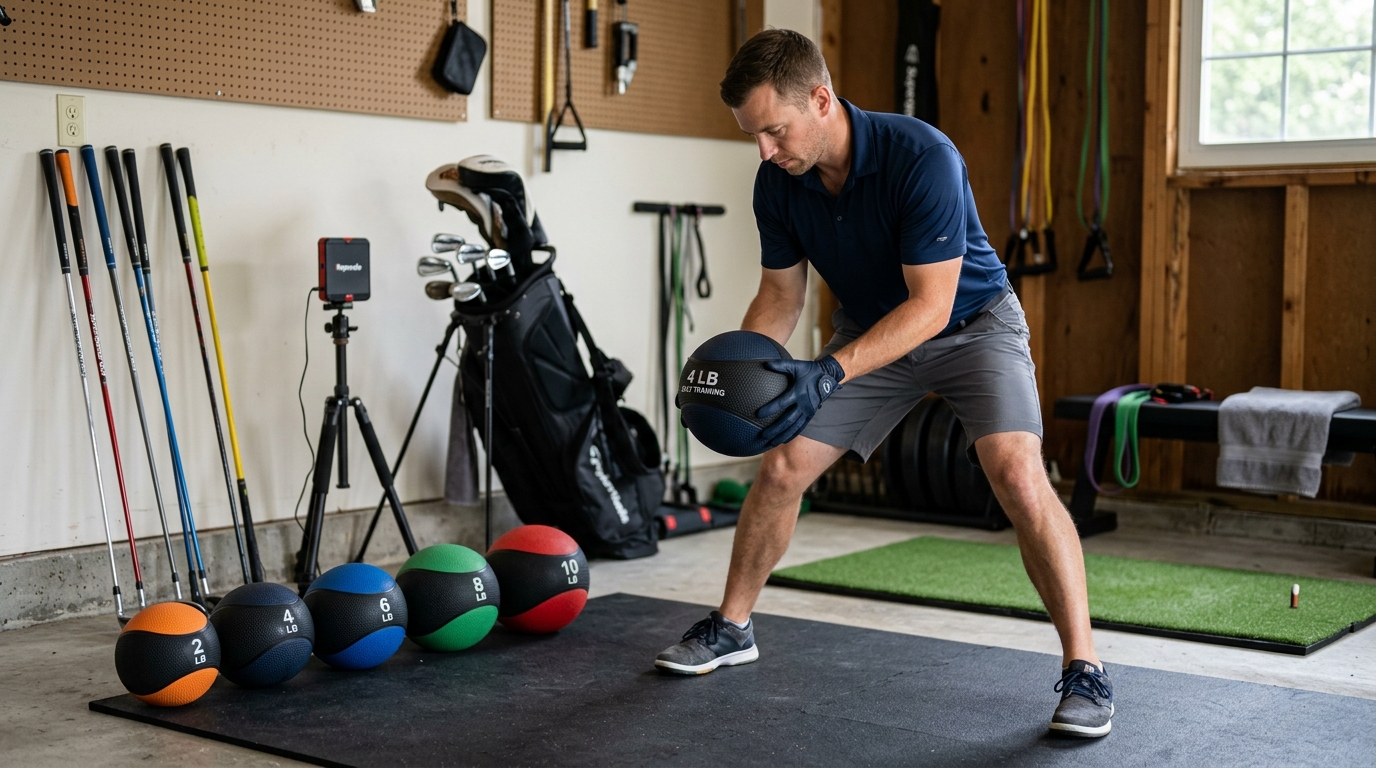 Slam Ball vs Medicine Ball for Golf Training
