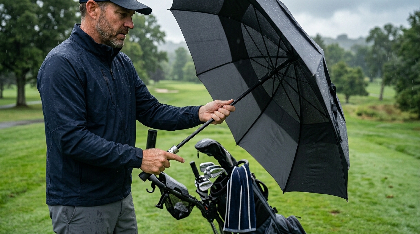 Spring Clip Golf Umbrella