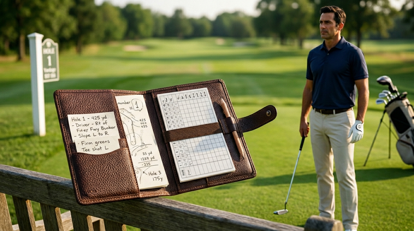What to Put in a Golf Yardage Book Cover
