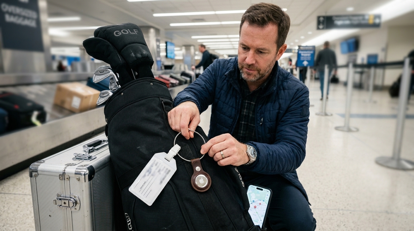 AirTag Luggage Tag Golf Bag Best Tracking Tags