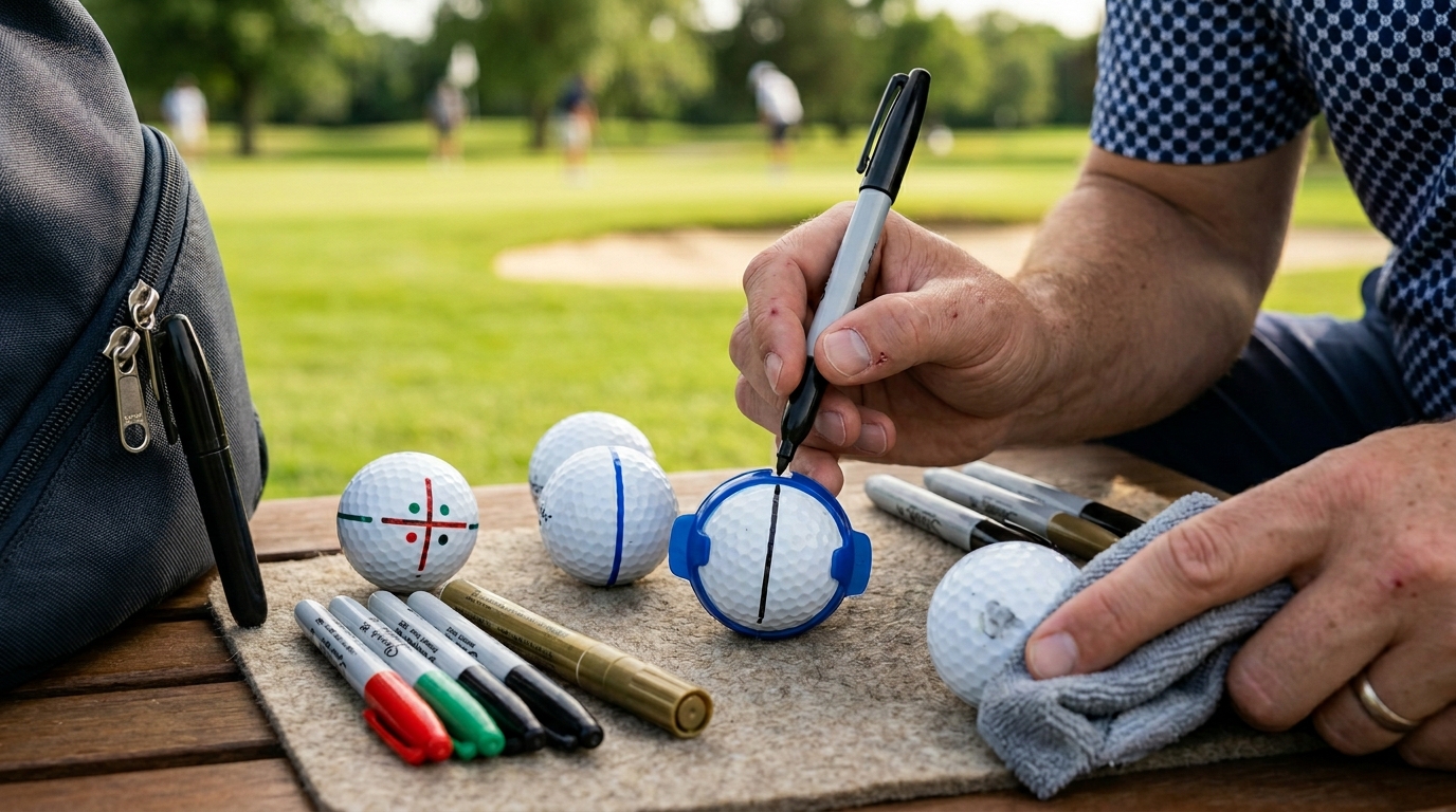 Best Golf Ball Marker Pen Sharpie vs Ink