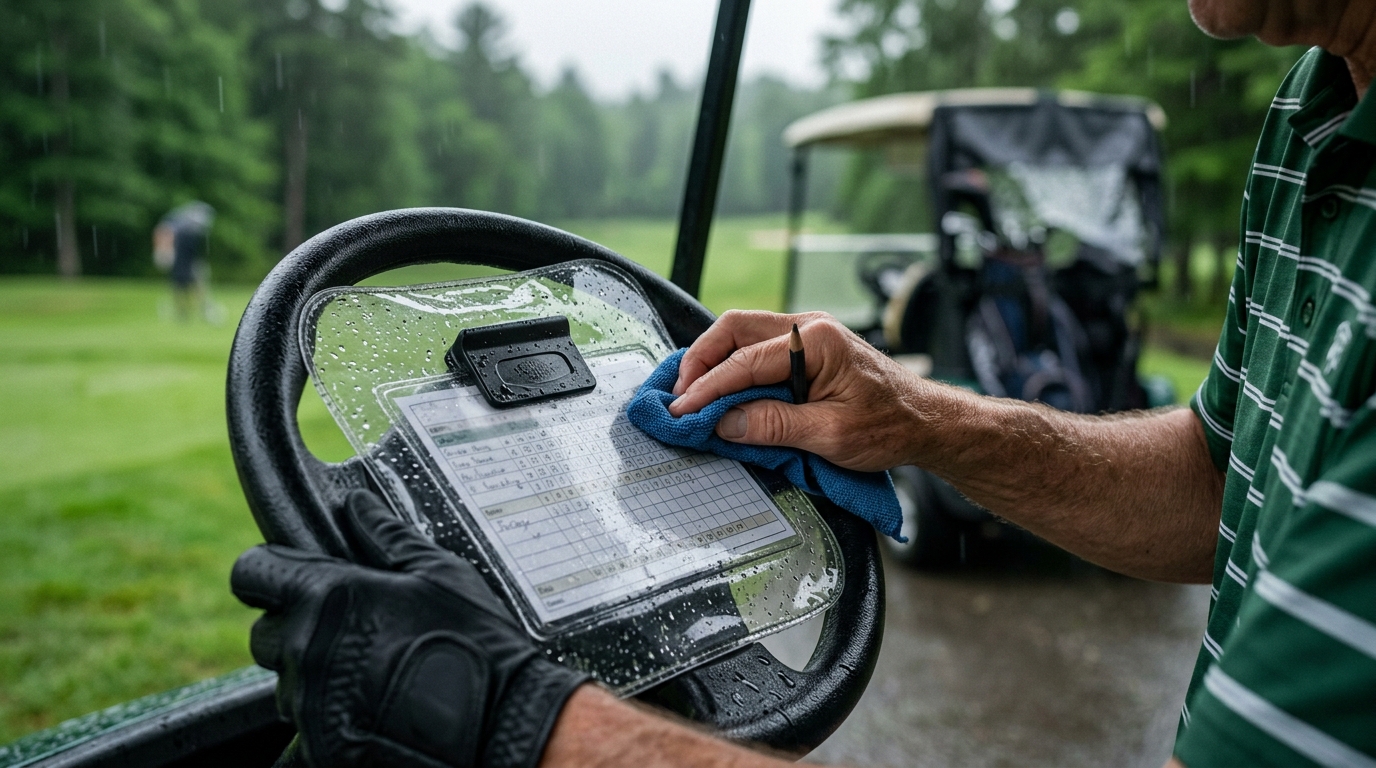 Best Reusable Scorecard Holders Clear vs Leather
