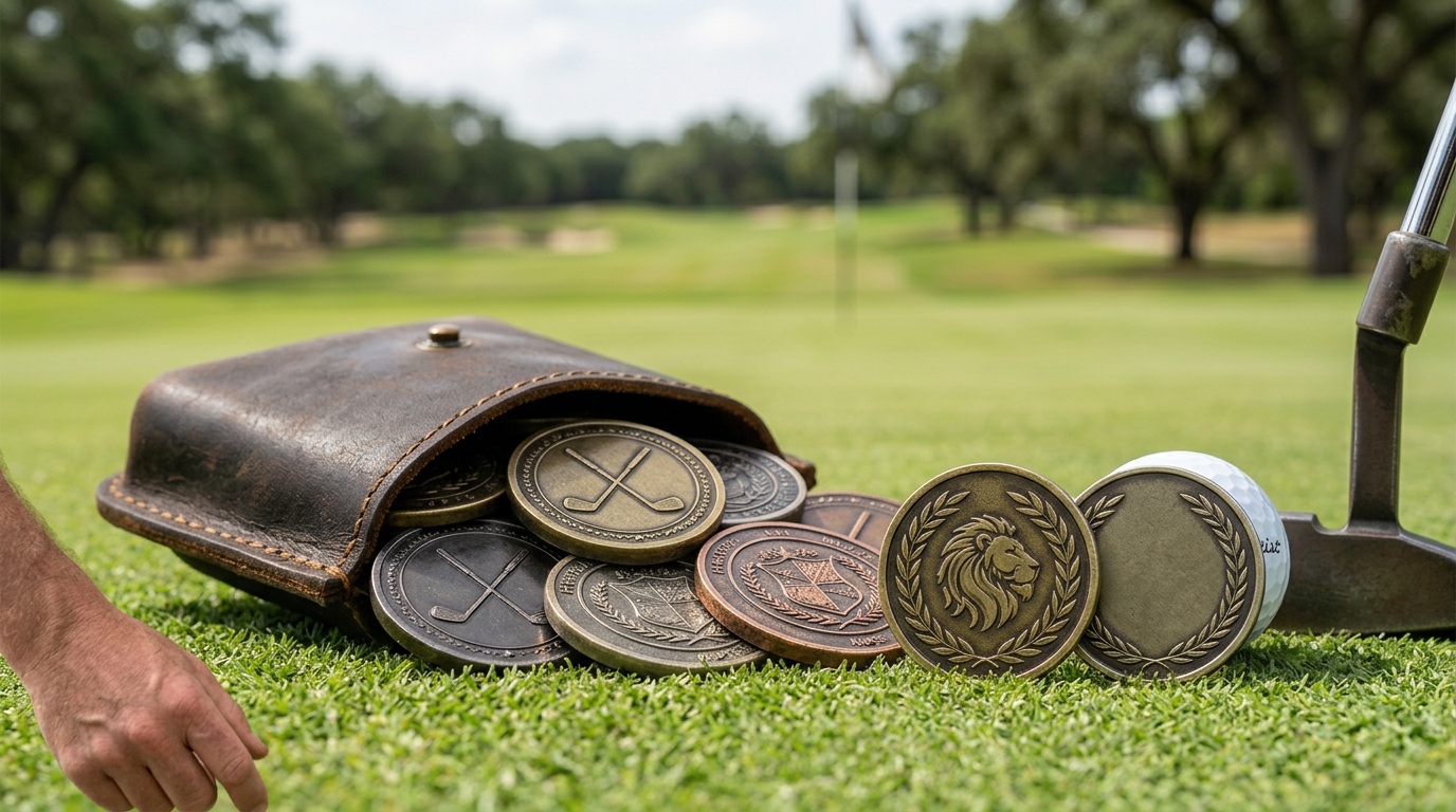 Custom Golf Ball Marker Coins Heavy Metal Golf Trend