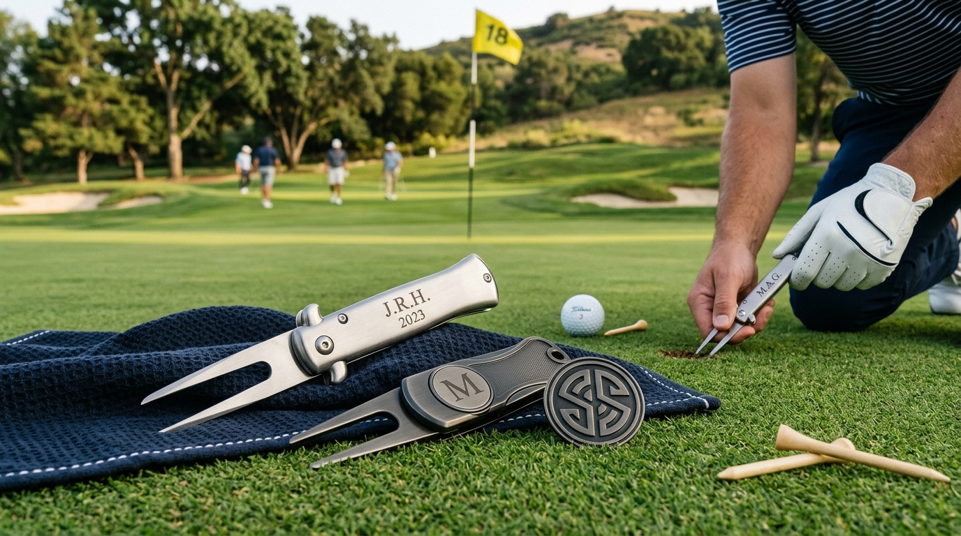 Customized Golf Divot Repair Tool