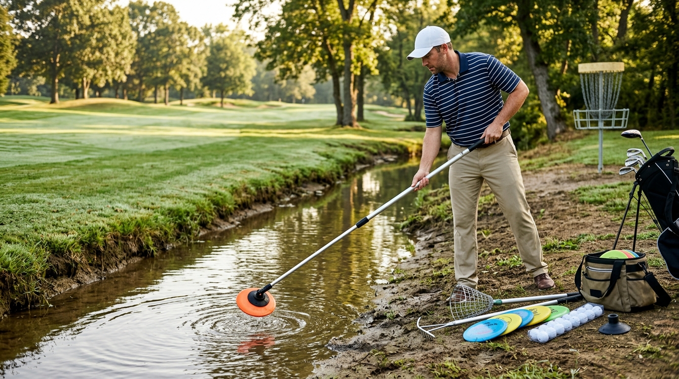 Disc Golf Retriever Suction Cup Ball Guide