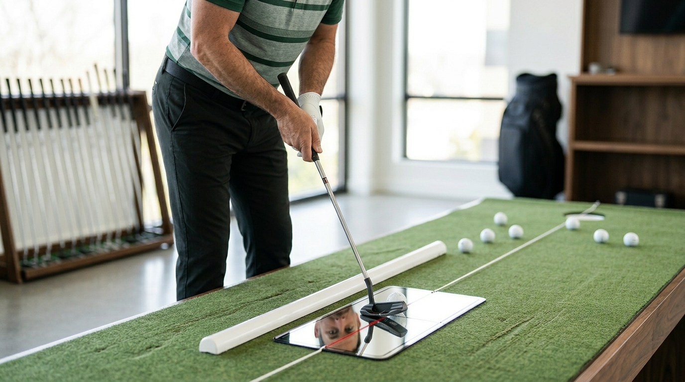 Eyeline Golf Putting Rail and Mirror Guide