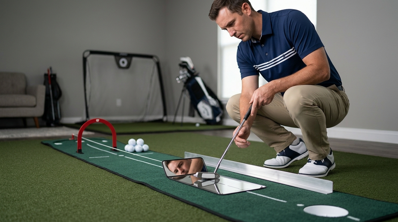 Eyeline Golf Putting Rail and Mirror Guide