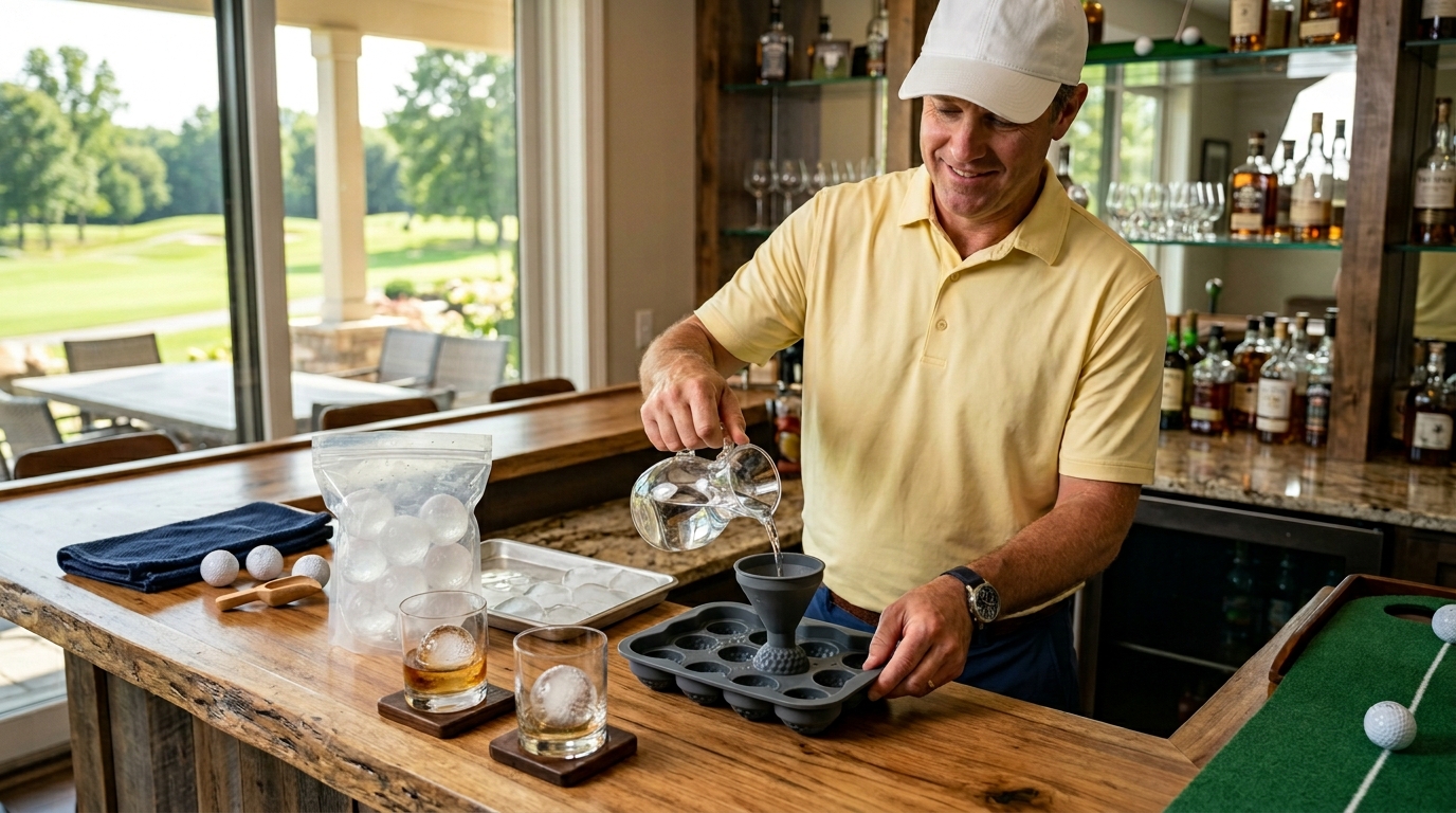 Golf Ball Ice Cube Tray Instructions Clear Ice Guide