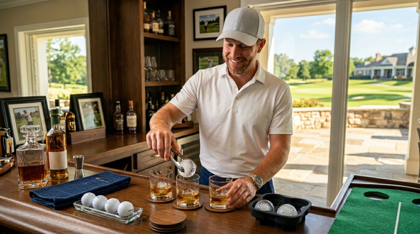 Golf Ball Ice Cube Trays Best Molds for Golf Gifts