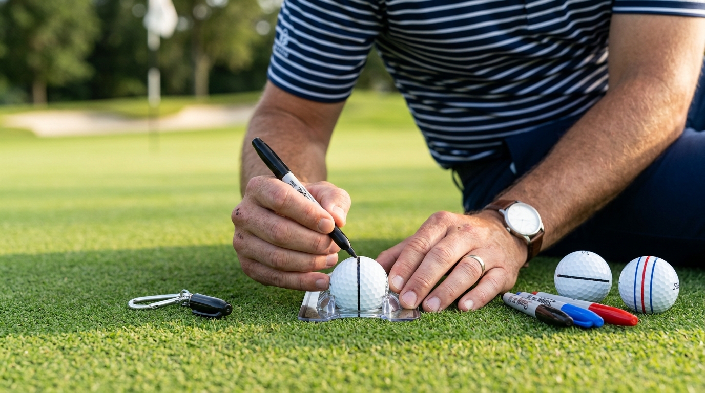 Golf Ball Line Clip Liner Marker Pen