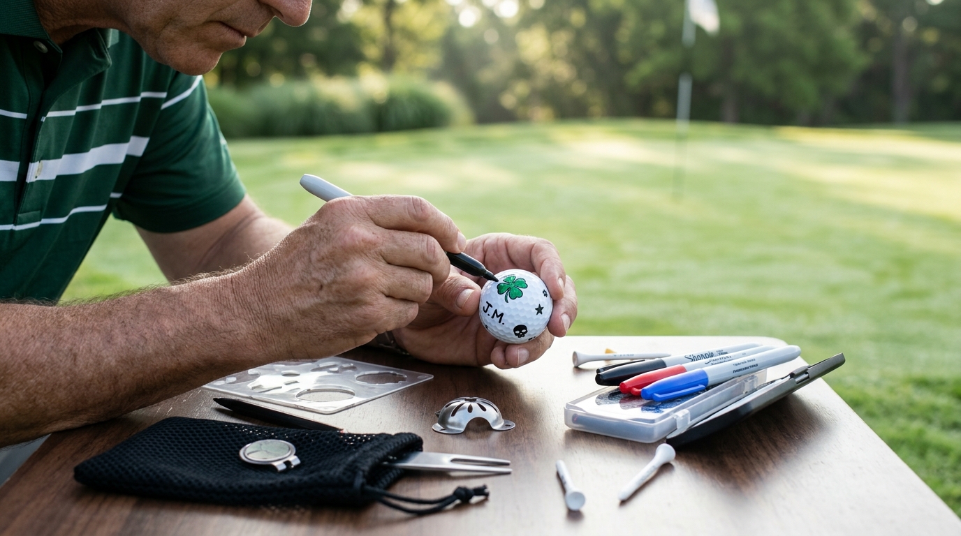 Golf Ball Marker Kit for Custom Identification