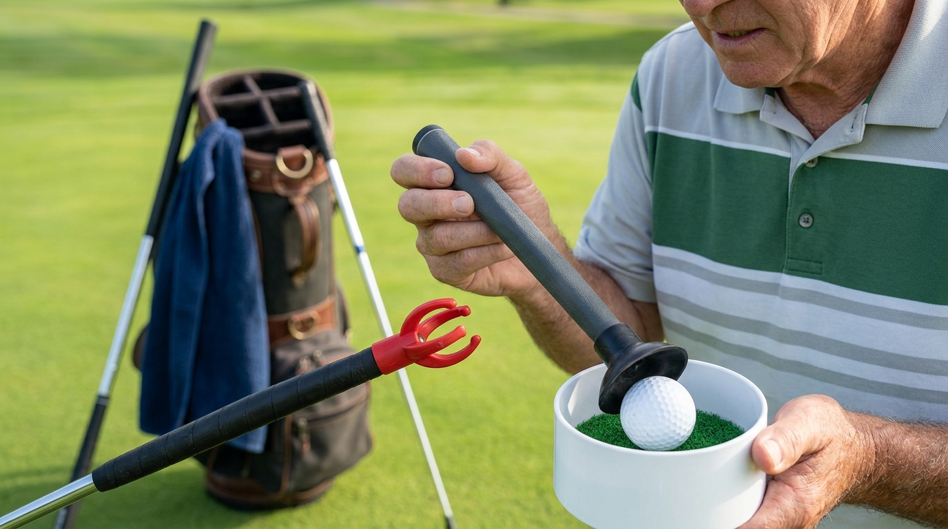 Golf Ball Suction Cup Retriever vs Claw Grabber