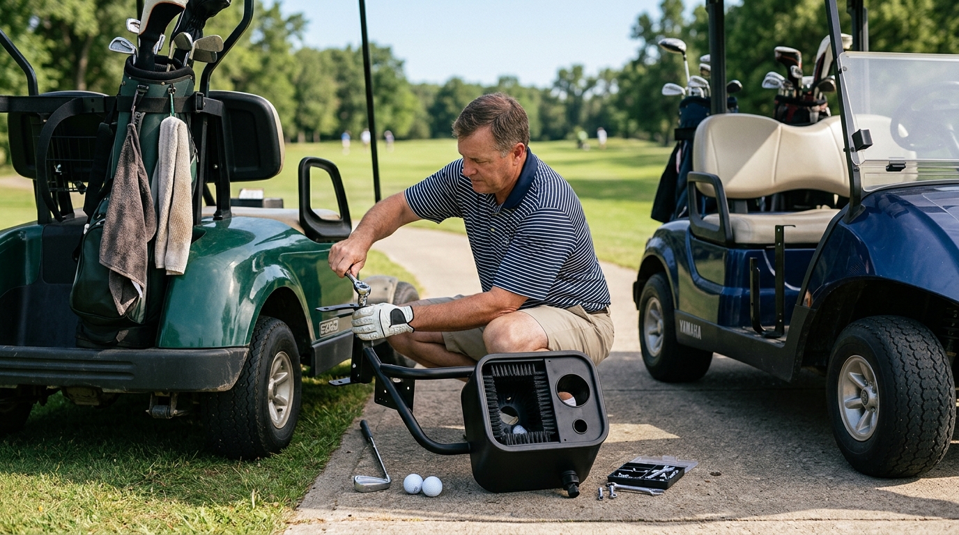 Golf Cart Club and Ball Washer Install Guide