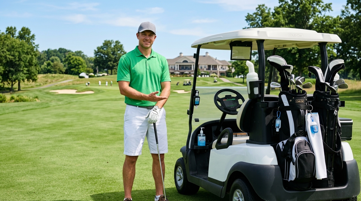 Golf Cart Hand Sanitizer Holder Best Bag & Cart Picks