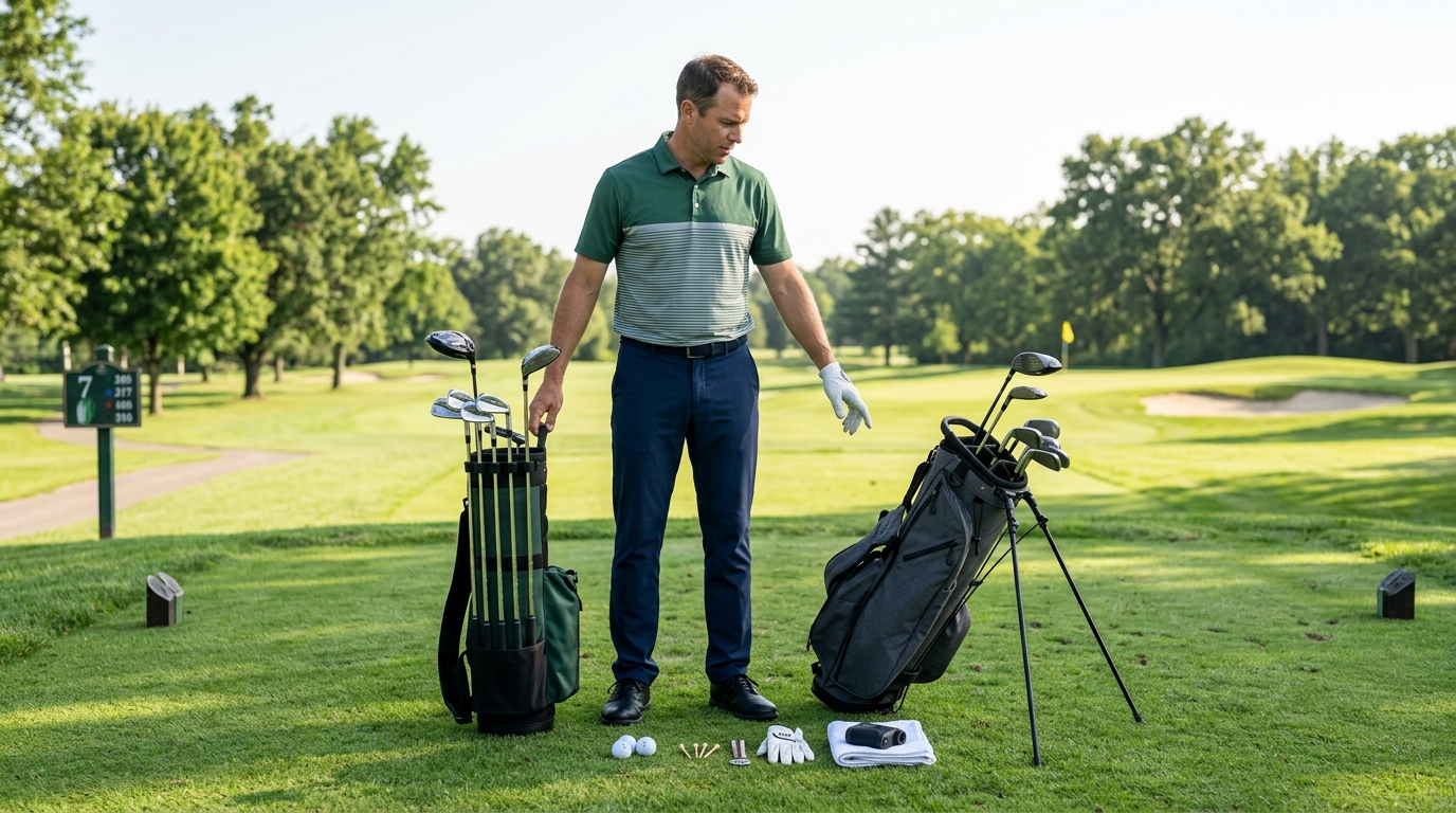 Golf Club Carrier 6 Clubs Silo vs Sunday Bags