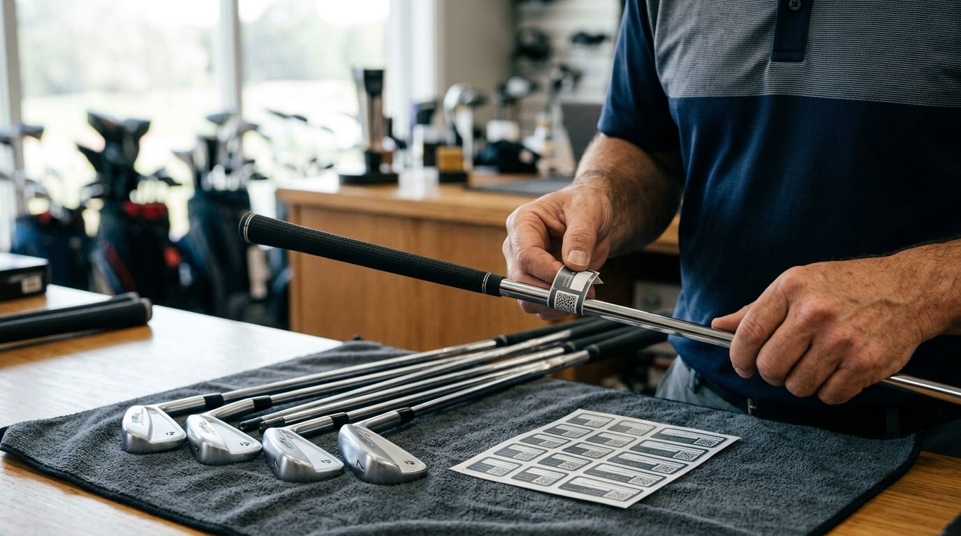 Golf Club Identification Labels for Lost Clubs