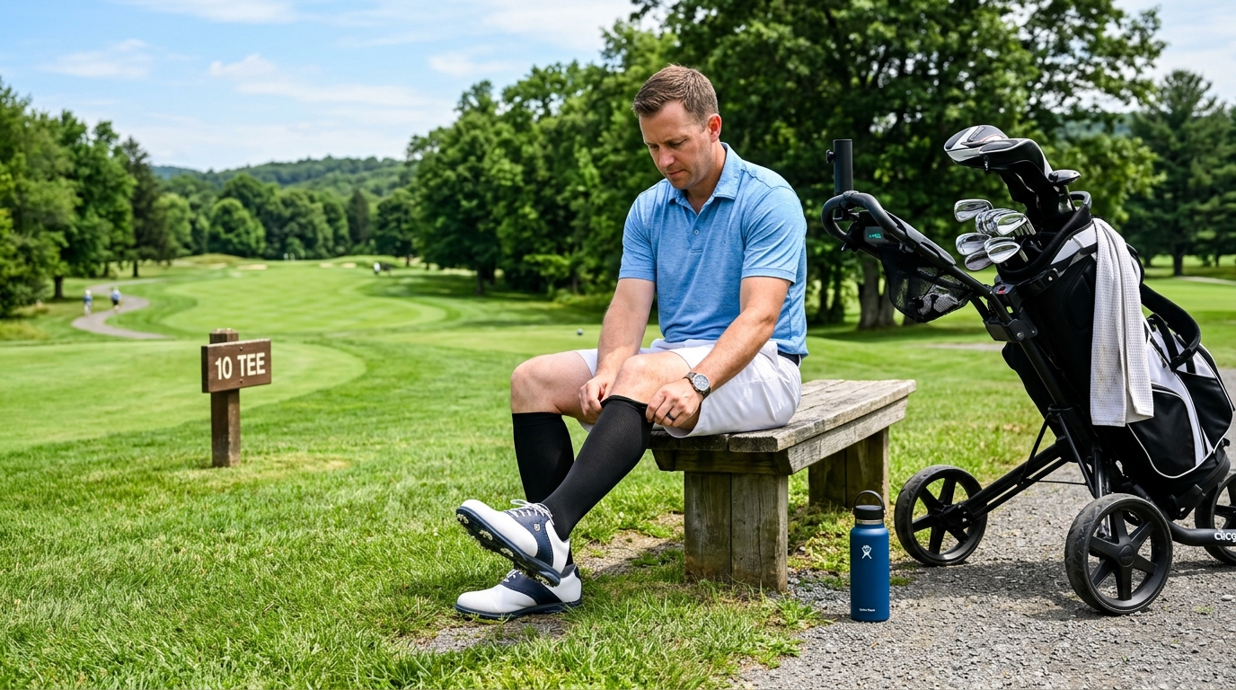 Golf Compression Socks Fight Back-Nine Leg Fatigue