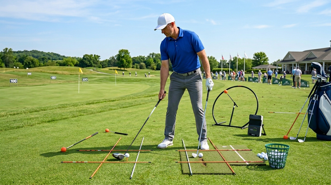 Golf Driver Swing Path vs Iron Swing Path