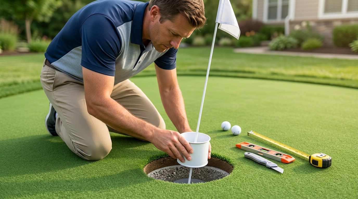 Golf Holes and Flags for Putting Green Guide