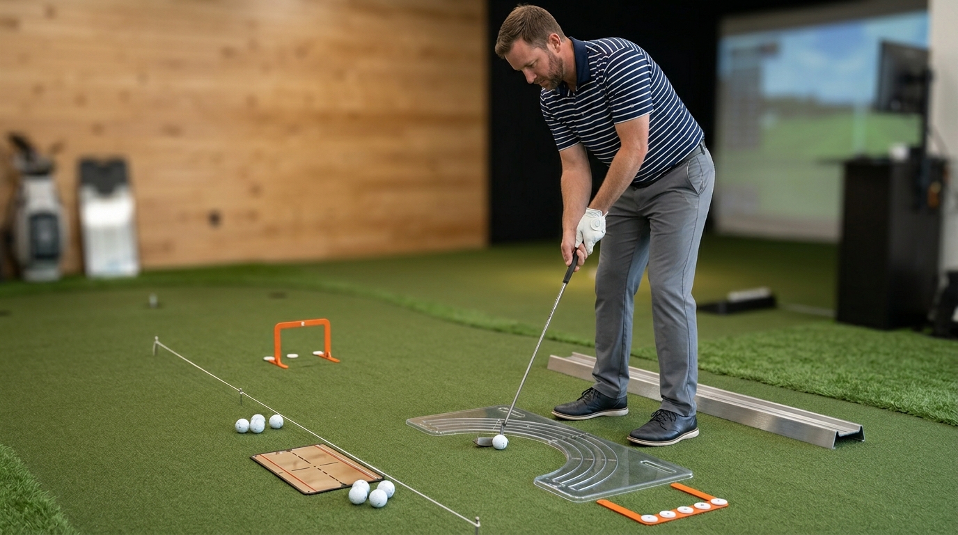 Golf Putting Rail vs Putting Arc Guide