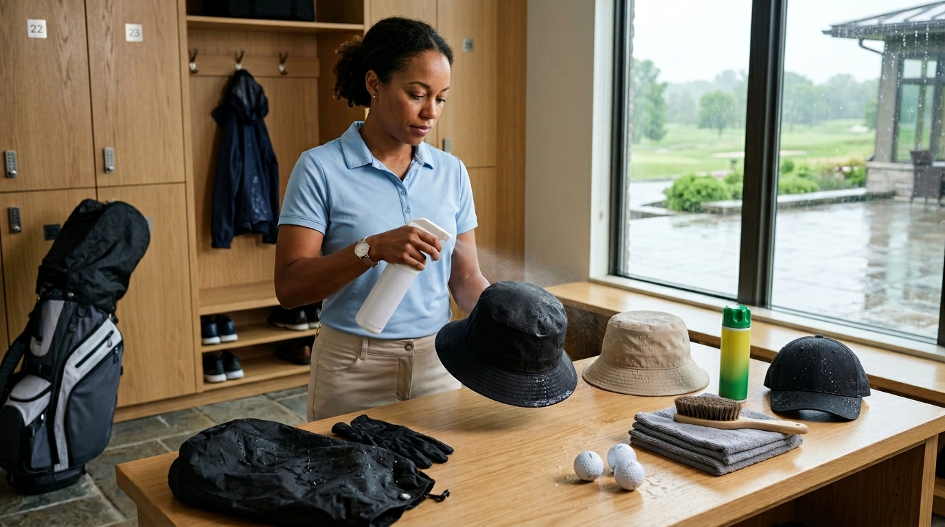 Golf Rain Hat Waterproofing Restore and Stop Leaks