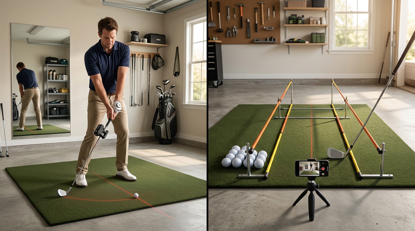 Golf Swing Plane Laser vs Physical Guides
