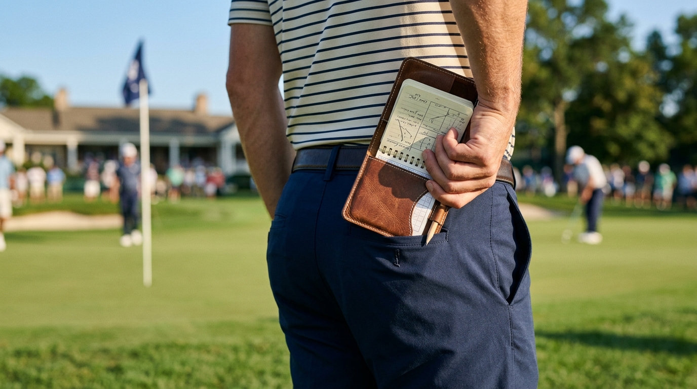 Golf Yardage Book Holder Best Leather Options
