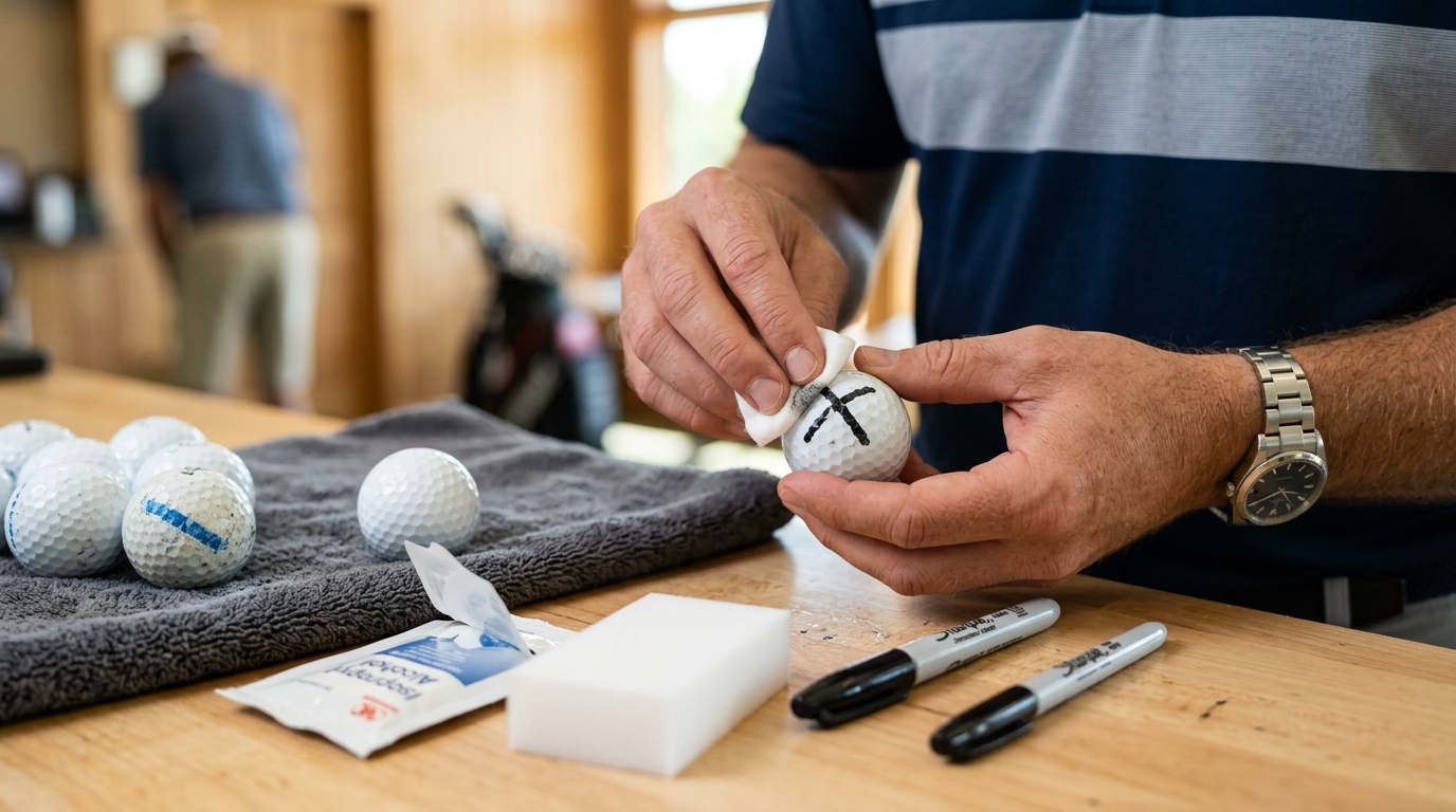 How to Get Pen Marks Off Golf Balls Safely