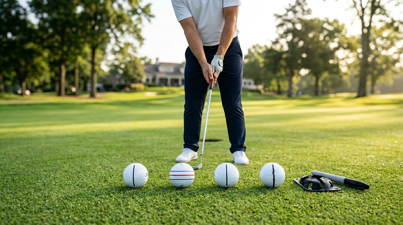 How to Use Golf Ball Alignment Tool for Putting