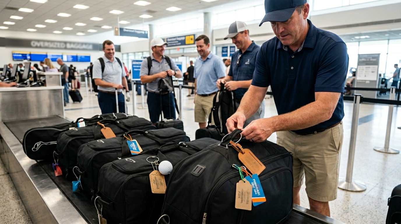 Personalized Golf Luggage Tags for Trips and Gifts