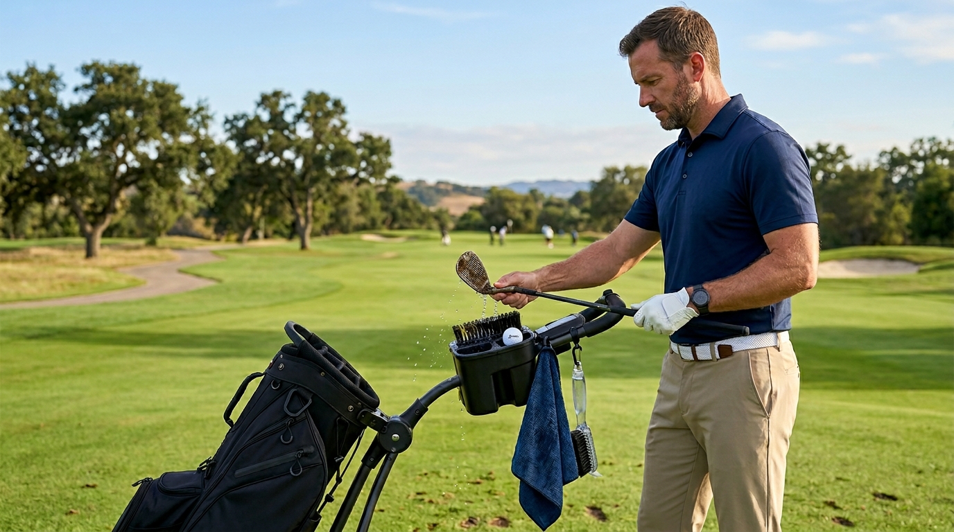 Portable Golf Ball Washer Club Head Cleaner Guide